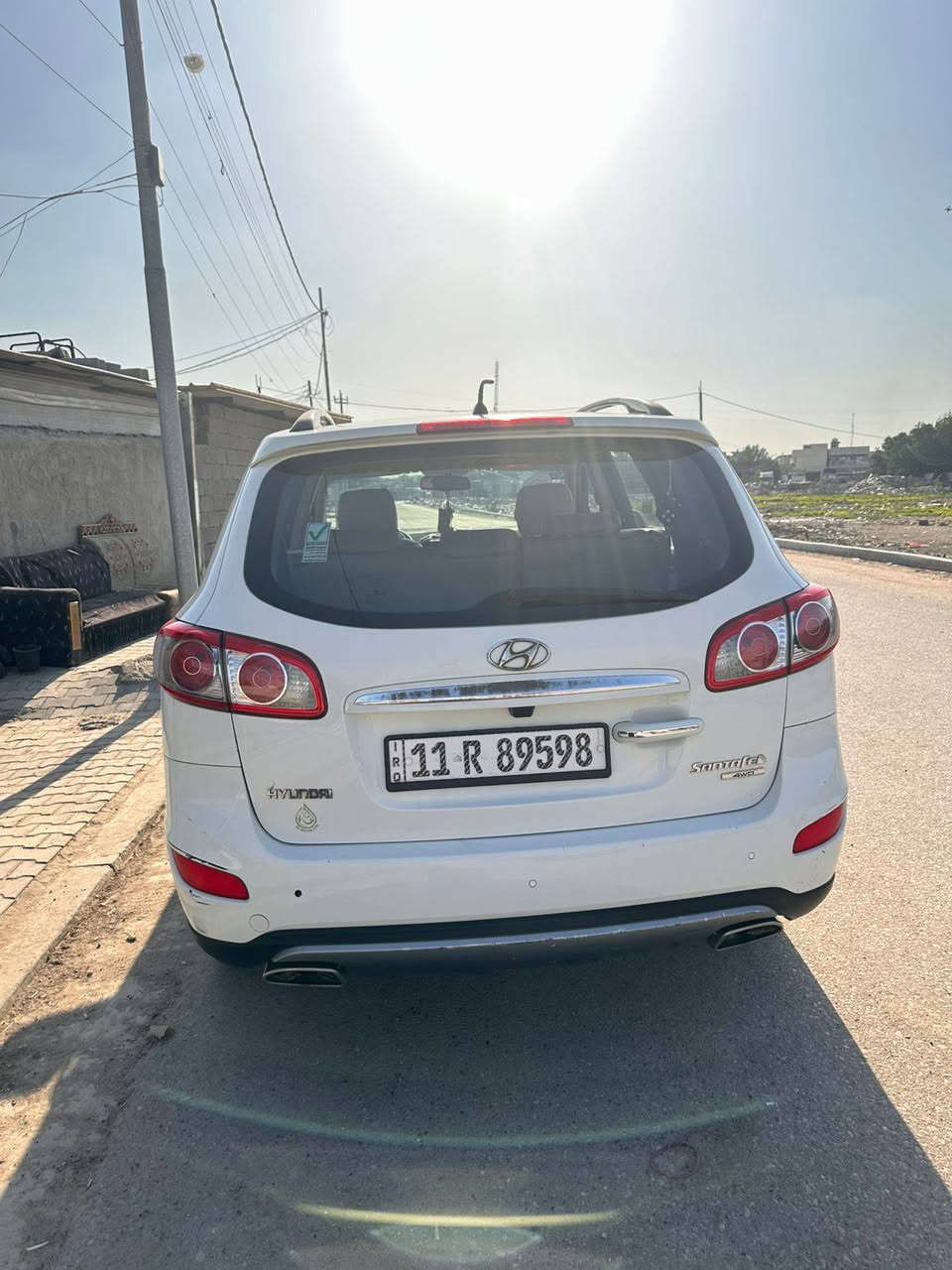 سيارة سنتافية موديل 2012 للبيع سيارة فول خليجي سيارة جاهزة خير من الله فقط قطعه وحده صبغ سيارة باسمي رقم انكليزي تحويل ثاني يوم  السعر 145 وبيها مجال للشراي رقمي ***********
