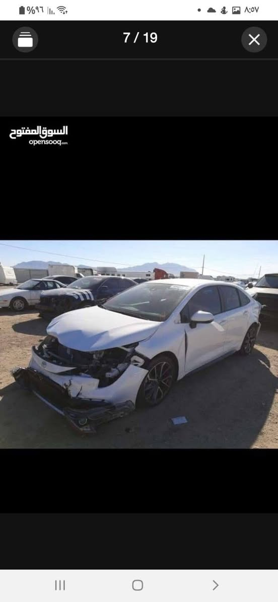 السلام عليكم كورلا SEموديل ٢٠٢٠ وارد امريكي ماشية ٩٤ الف كيلو مو ميل قابل للزيادة سونار  وصور الحادث بالمنشور مكاني الزعفرانية سعرهة ١١٠ ***********
