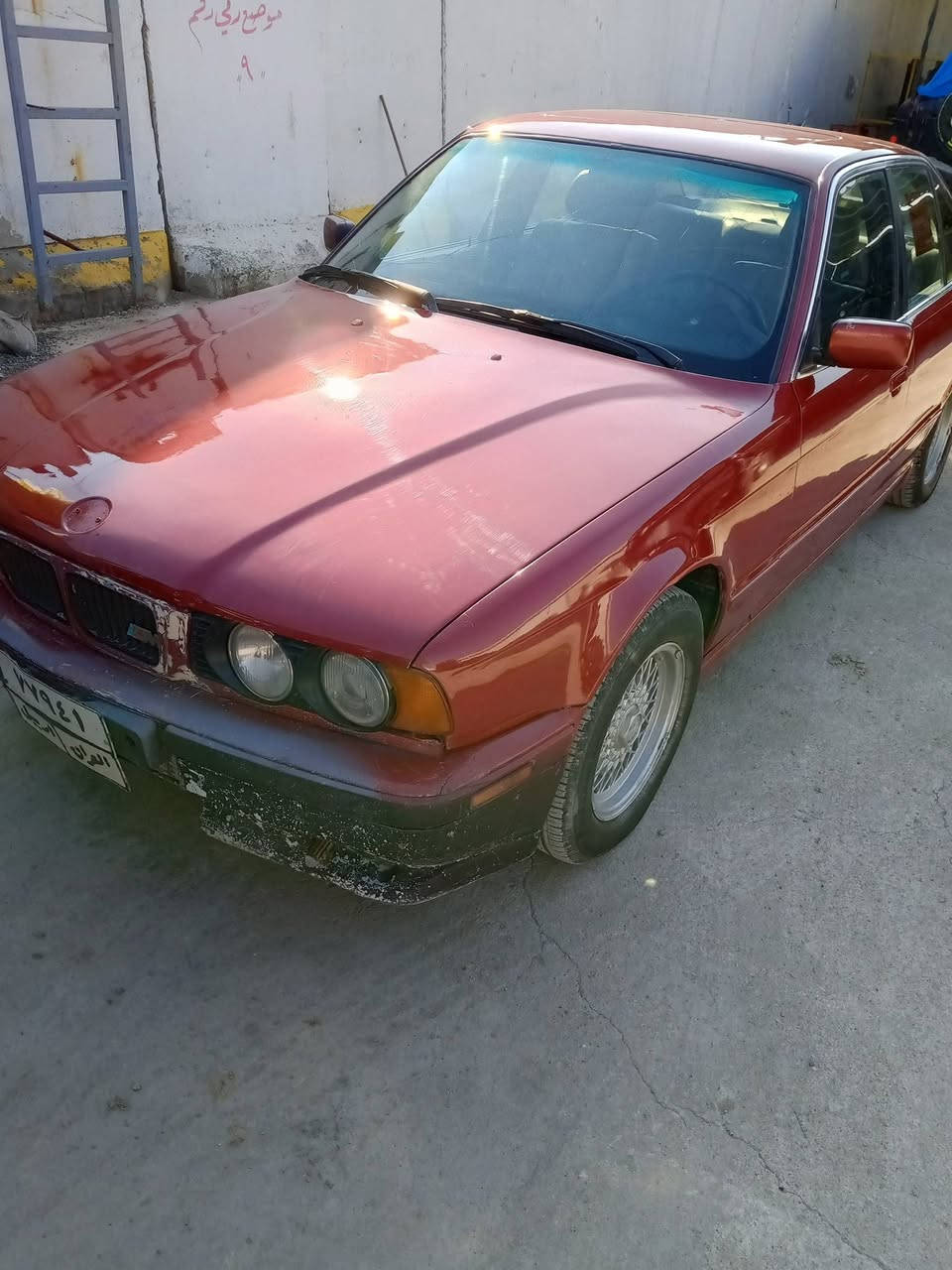 بي ام للبيع 525 كير مكينه شرط حاويه كهربائيات شغاله سياره جاهزة رقم اربيل موديل 1993تخم تاير حداديه لسعر 41بيها مجال مكاني بابل للاتصال هذا رقمي ***********
