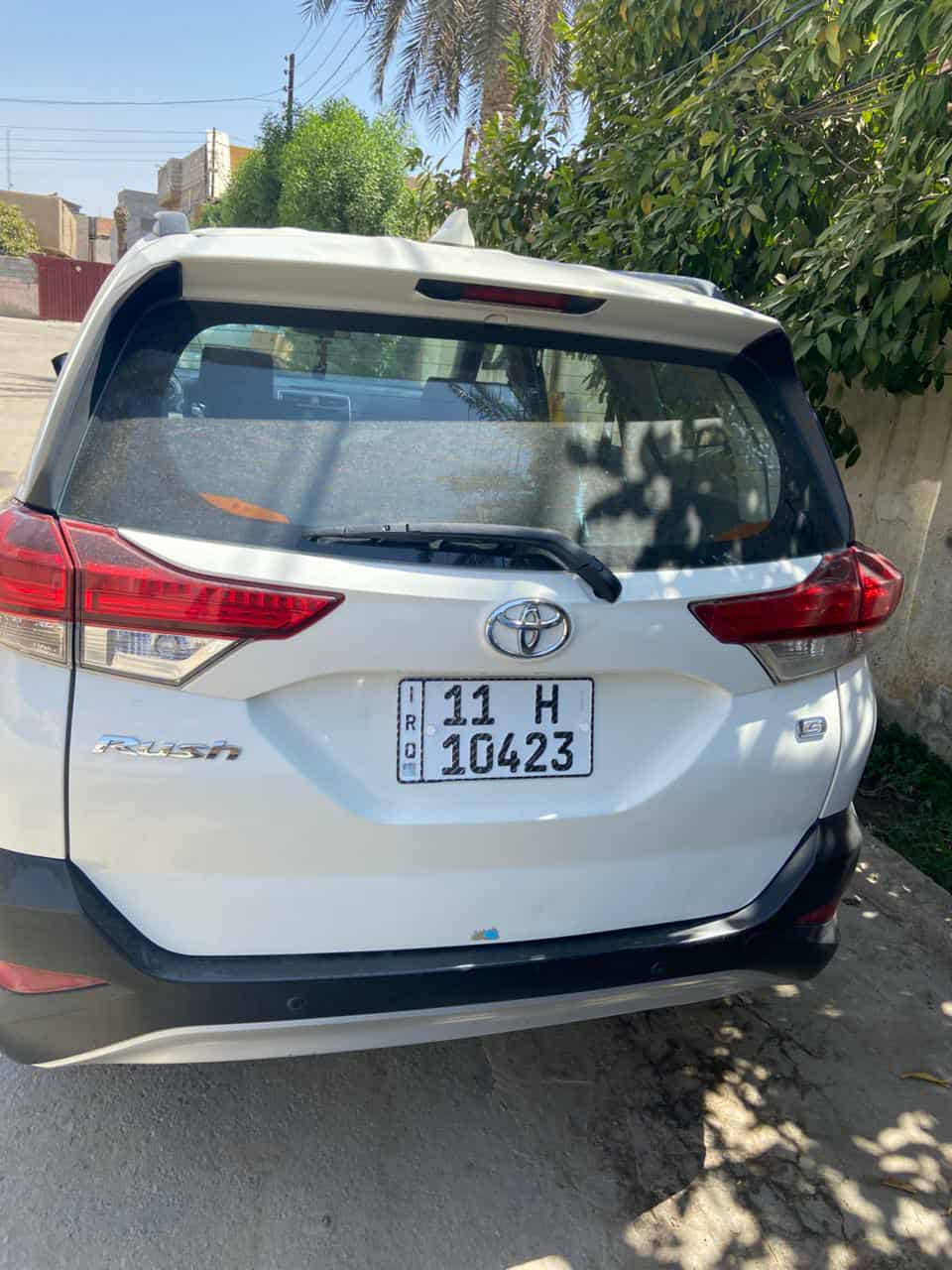 سلام عليكم سياره راش موديل 2019 سياره بيه طخه جاملق وبنيد وبيه صبغ صفحه صبغ بدون تكمن 7راكب بصنع مكينه  ألف خمسميه سعره   145 اتصال على الرقم ***********
