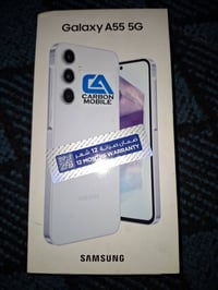 موبايل سامسونك A55 للبيع استعمال قليل النظافة 100/100 السعر ٣٧٥ الف وب...