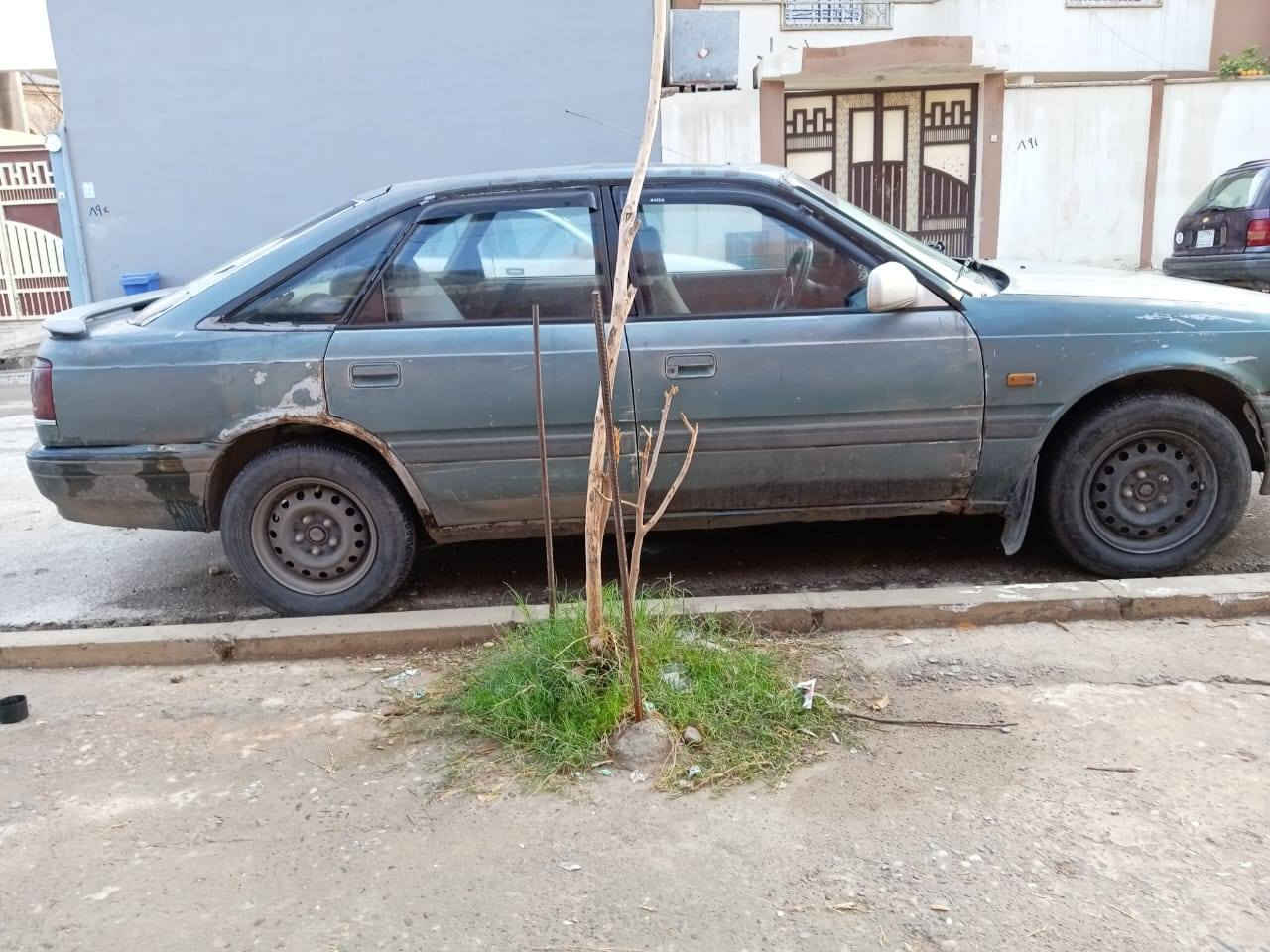 سلام عليكم سياره مازد للبيع مكينه كير شرط سنويه عضم رقم ألماني شرط التحويل كابون  بانزين تتفيه تبريد شغال السعر 27 بيها مجال للسفسار اتصل ***********
