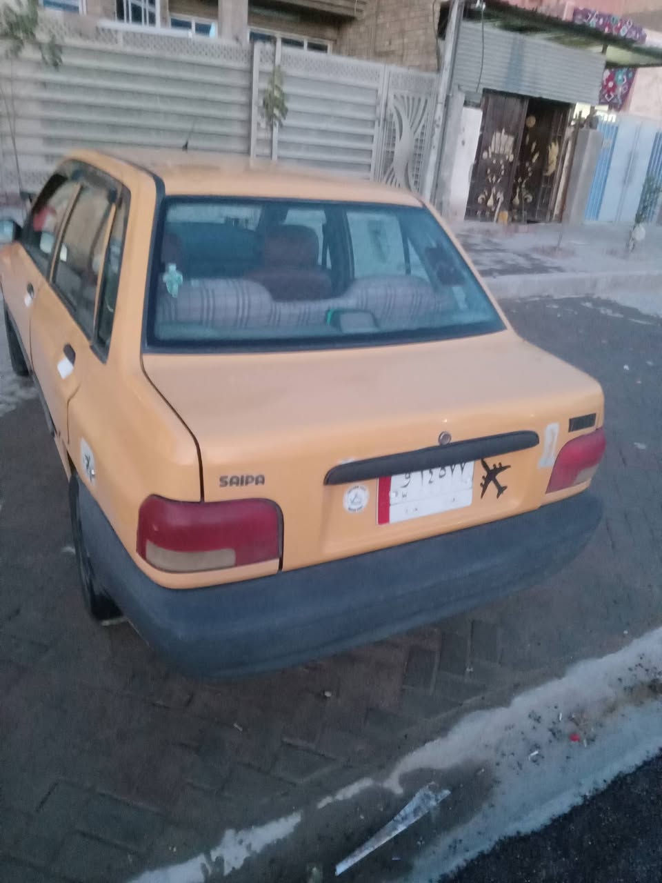 سلام عليكوم سايبه موديل 2015 سياره جاهزه وكلشي شغال تبريد ثلج مكينه كير  كفاله بيهه جاملغ امامي وخلفي بي صبغ شبر  سياره معروضه 28 مكاني بغداد ***********
