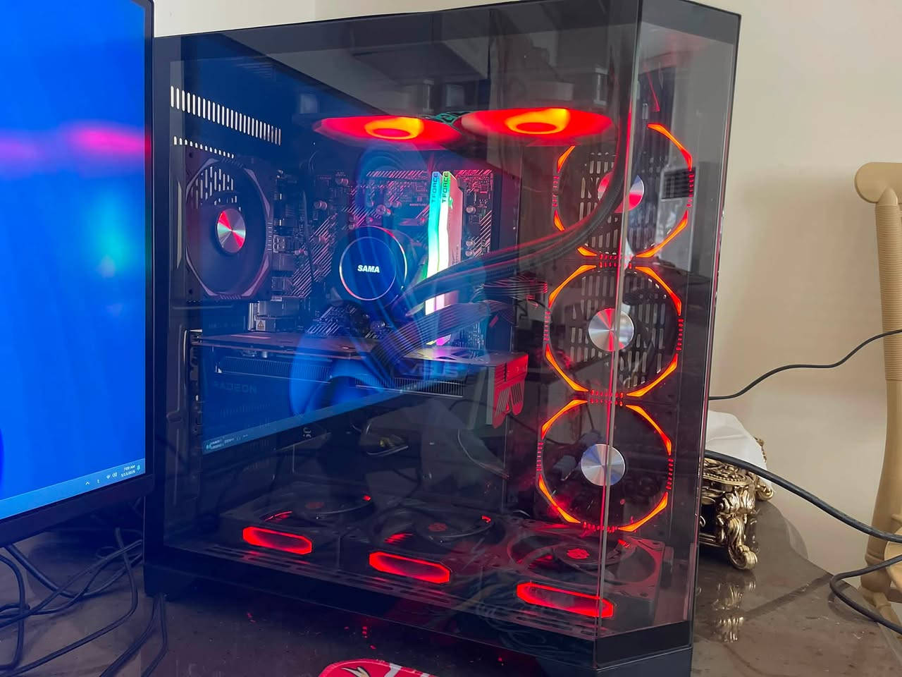 السلام عليكم
كيس وشاشه للبيع 

R5 : 5500

Ram : 16G 3600 T-Foece

Hard:  m.2 1t

Gpu :rx 5700xt 

Psu 600 w

M.b : prime b450 M-k ll

Coler 2 fan sama 

Case : WJCOOLMAN

شاشه سامسونك حجم 34 انج 

3k

100hz 

السعر مليون 

توصيل موجود 

***********
