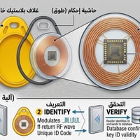 ٨٥ميدالية • مفاتيح ذكية • IC Type-A