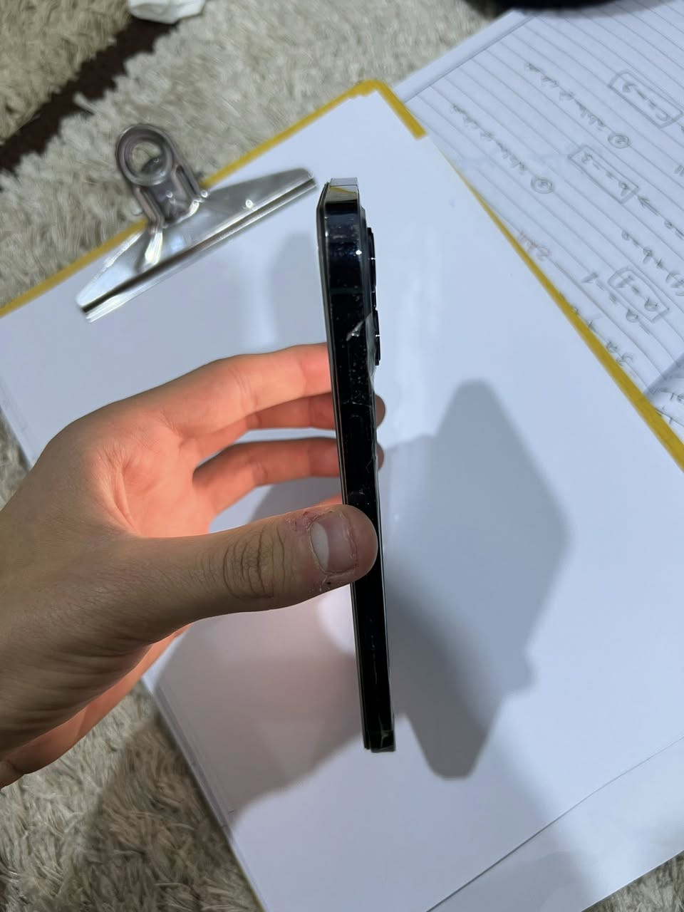 ايفون 12 برو ماكس ذاكره 256 وبطاريه 59 مبدل شاشه وظهر مكسور وبي غواش بالكامره رايده ب 200 اوشعندك مراوس نزل بس كون  ذاكره 256


**إذا كنت صاحب هذا الإعلان وتريد حذفه لأي سبب، رجاءا أرسل رسالة إلى الدعم الفني**