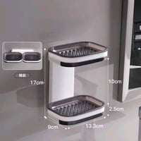 حامل صابون • جداري • بدون ثقب