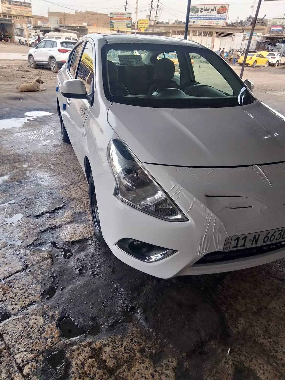 السلام عليكم نيسان سني هندي موديل ٢٠١٩
 خليجيه رقم بغداد دولي والهزه جديده 
كير مكينه مكفولات صدر امامي خلفي شادهن جدت 
السياره مال بيت وكلش حلوه تجي وشوف ابعينك 
السياره بيهه ٤مكانات صبغ فقط والباقي مكفول 
نقصهه تبريد فقط بس غاز ....تخم تايرات شادهن 
جدت ....السعر ٧٦ وبيهه مجال بصيط حك جيتك 
وتدلل مكان السياره الشعب شارع الصحه قرب مثلجات 
تفاحه......🍎🍎🍎 ***********
