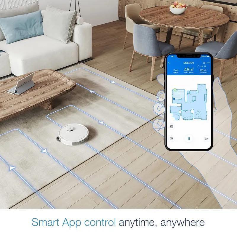 متوفر من امازون ماركة Ecovacs💐
🌸جديدة كبس شركة🌸
مكنسة كهربائية روبوتية من ECOVACS DEEBOT N8 مع ممسحة بقوة 2300 باسكال (كشف ليزر dToF، كشف السجاد، تنظيف دقيق مخصص، رسم خرائط متعددة الطوابق، حدود افتراضية) 

1.【 المكنسة الكهربائية والممسحة في وقت واحد】 مع مضخة مياه إلكترونية مبتكرة وخزان، سيقوم الروبوت الخاص بك بالممسحة والمكنسة الكهربائية في نفس الوقت، مما يترك الأرضية نظيفة بشكل لا تشوبه شائبة. باستخدام مضخة المياه الدقيقة الدقيقة الدقيقة الدقيقة، يدعم منظف الروبوت 4 مستويات من تعديل تدفق المياه (مرتفعة للغاية / عالية / متوسطة / منخفضة) لتلبية الاحتياجات المختلفة وأنواع الأرضيات. متوافق مع Auto-Empty Station (غير مشمول، تحتاج إلى شرائه بشكل منفصل).

2.【 رسم الخرائط بالليزر الدقيقة والملاحة】 يجمع TrueMapping بين تقنية الليزر الدقيقة وأجهزة استشعار dTOF المتقدمة لرسم خريطة منزلك أسرع 4 مرات من رسم الخرائط بالليزر القياسية، مع زيادة 2X في مسافة الكشف، والقدرة على اكتشاف الأشياء وصولا إلى 2 مم. مع إنشاء الخريطة التفاعلية التفصيلية، يمكن تحقيق مستويات جديدة من كفاءة التنظيف والتخصيص باستخدام تطبيق ECOVACS Home.

3.【 وضع Max+ مع قوة شفط 2300Pa مطورة】 مع مواد قناة الشفط المحسنة والتصميم، يعمل نظام الاحتفاظ بالضغط الثوري على تحسين كفاءة الطاقة وضمان ضغط فراغ مرتفع، مع مستوى ضوضاء منخفض بشكل مدهش. تمت ترقية قوة الشفط إلى 2300Pa، بنسبة 53٪*. (*مقارنة بسلسلة O950)، توفر تجربة تنظيف قوية ومتعمقة.

4.【 الكشف عن السجاد】 تسمح تقنية الكشف عن السجاد للمكنسة الكهربائية الروبوتية باكتشاف السجاد والتفاعل معه بذكاء وتلقائيا ثم اختيار زيادة الطاقة أثناء التنظيف بالمكنسة الكهربائية أو تجنب السجاد أثناء التطهير، والعثور على أفضل عملية تنظيف لها.

5.【 التنظيف الدقيق المخصص】 يمكنك رسم مناطق محددة تحتاج إلى أكبر قدر من الاهتمام على خريطة منزلك. الآن، يمكنك حتى رؤية الحجم الدقيق لمنطقة التنظيف المستهدفة والسماح للروبوت بإنهاء المهمة بشكل أكثر دقة، مع تنظيف المنطقة المرن، يمكنك الآن إعادة تسمية المناطق وتقسيمها ودمجها. ويمكنك تخصيص قوة شفط محددة وتدفق المياه وتردد التنظيف وتسلسل التنظيف لكل غرفة نظيفة تماما حسب رغبتك.

جديدة كبس 👍
السعر ١٩٠ الف💐


**إذا كنت صاحب هذا الإعلان وتريد حذفه لأي سبب، رجاءا أرسل رسالة إلى الدعم الفني**