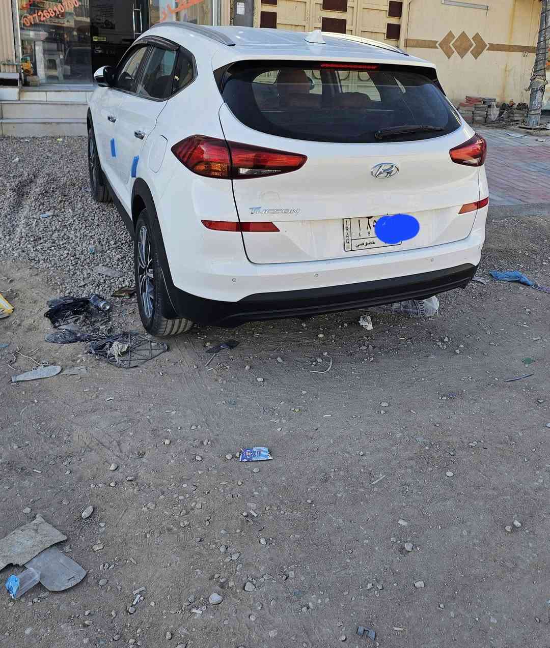 توسان مديل ٢٠١٩ خليجي لون ابيض رقم بابل مكاني كربلاء ***********
