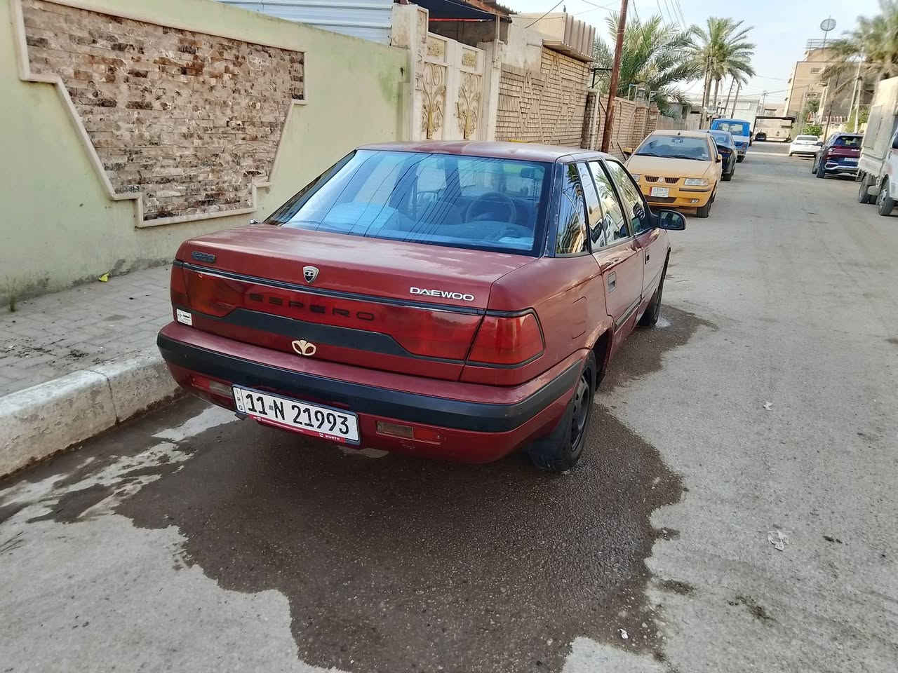 عيدكم مبارك وكل عام وانتم بالف خير
موديل 1996 محرك مفتوح اوتوماتيك تبريد كهربائيات حدادية حلوة مكفولة من الضربة تخم تاير جديد 
السعر 34 . بابل المسيب 
للاستفسار ***********
