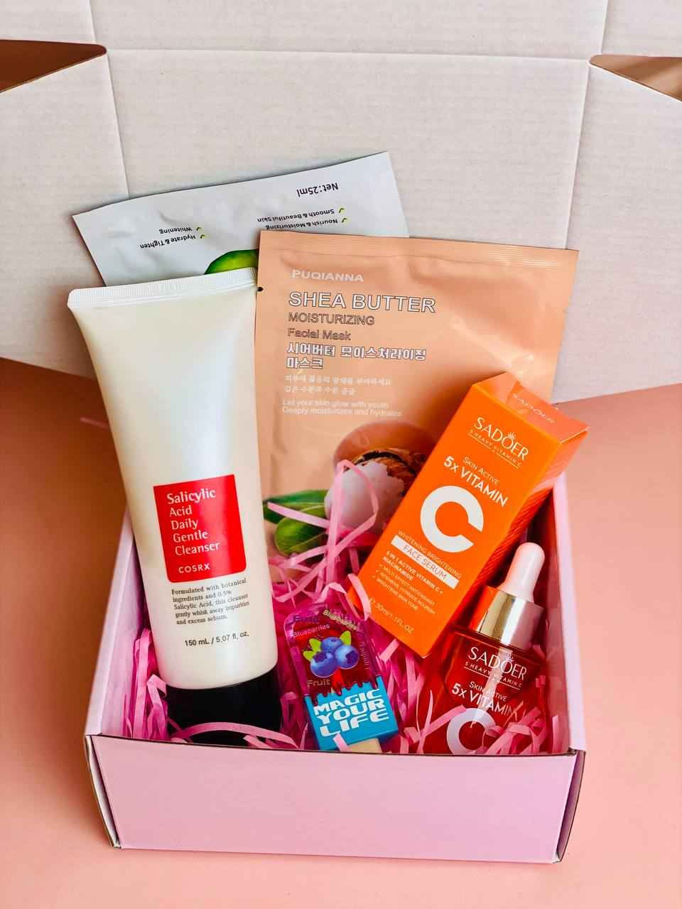 بوكس وردي عناية كاملة 🎀🌸
لطافة من أول نظرة… ودلال من القلب 💕

غسول كوزركس+ سيروم فيتامين + تنت مرطب شفاه + ماسكات عدد 2😍

اختيار مثالي لكل بنت تحب تهتم بنفسها وتدلع روحها ✨
ألوان ناعمة، إحساس أنوثة، ولمسة وردية تشرح النفس 💗
يناسب هدية أو دلع شخصي بلا تردد 🎁💄 السماوا, المثنى


**إذا كنت صاحب هذا الإعلان وتريد حذفه لأي سبب، رجاءا أرسل رسالة إلى الدعم الفني**