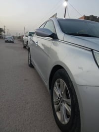 سوناته للبيع وارد امريكي موديل ٢٠١٣ حادثه جاملغين امامي أو بنيد بدون د...