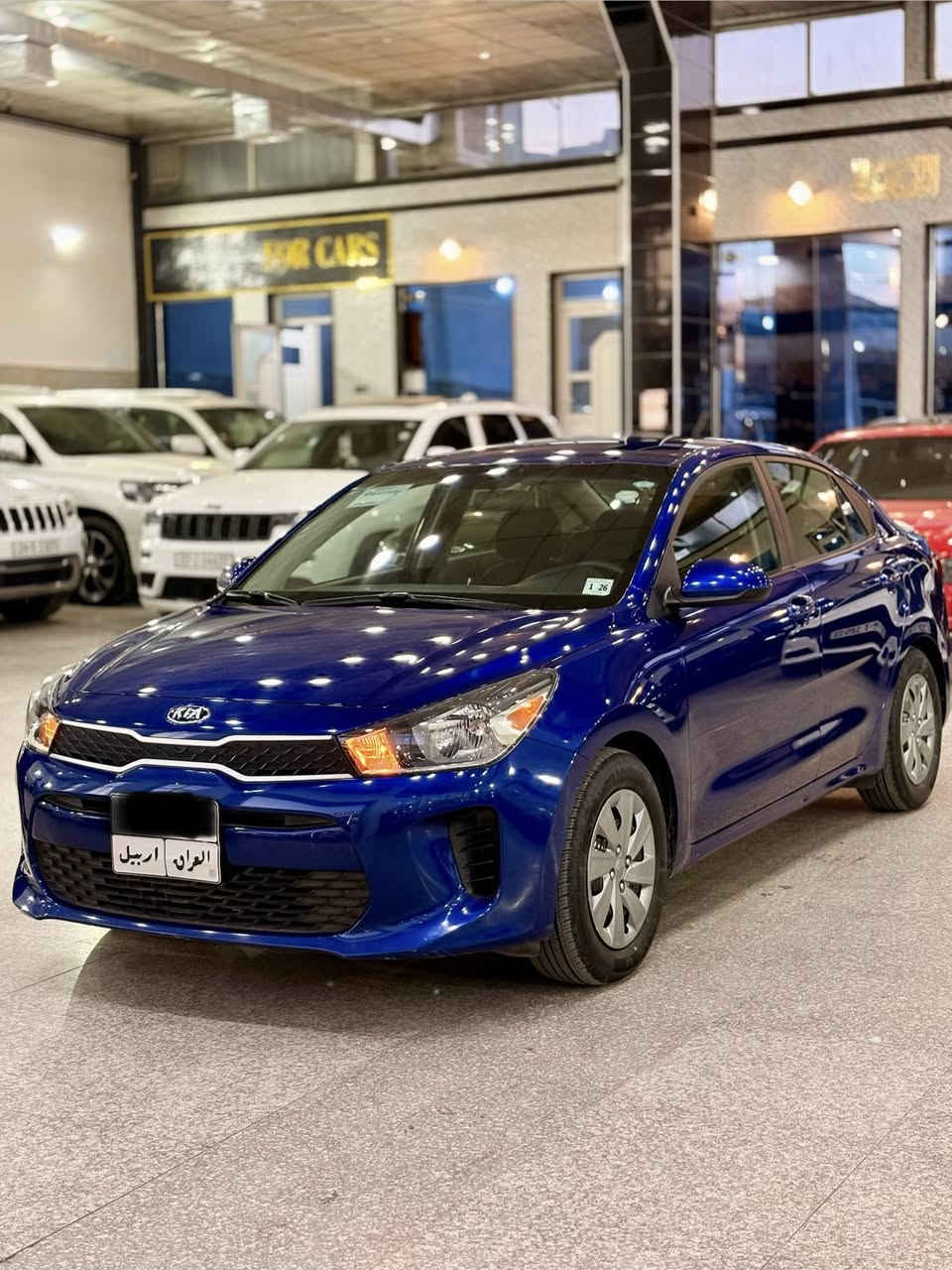 KIA / RIO 🐦‍🔥
2020
محرك 1.6 دوش المرغوب 
مشي السيارة 39mil
لون مميز 
رقم أربيل 

مواصفات السيارة S 
1-شاشة 
2-كامرة
3-كار بلاي + أندرويد اوتو 
4-مانع انزلاق 
5-تحكمات استيرن 
6-مثبت سرعة 
7-سبورت 

ضرر السيارة ( تعديل بالصندوق فقط بدون صبغ ) 

ملاحضة ( السيارة على وضع الشركة وجاهزة وطخم تاير جديد ودهن جديد ) 

مكان السيارة ( موصل ) 

السعر ( 132) وبيها مجال بسيط 

الأرقام:
***********
***********
