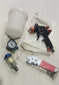 مسدس صبغ نوزل 1/3رشه ناعمه ويه فلتر الهواء اوكيج تقسيم الهواء نوعيته ت...