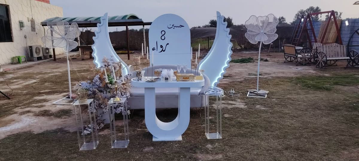 تجهيز جميع المناسبات
كوشات
اعياد ميلاد
كراسي
دي جي
ميوزه
طبلات للحجز ***********
