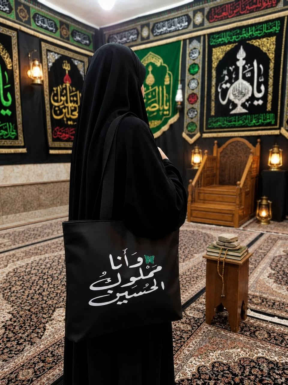 حقيبة حُسينية واسعة مثالية للزيارات والتنقل اليومي 
 تتسع لجميع احتياجاتُكِ الأساسية .
للحَجز دايركت📥
📍يوجد توصيل لِكل المحافظات


**إذا كنت صاحب هذا الإعلان وتريد حذفه لأي سبب، رجاءا أرسل رسالة إلى الدعم الفني**