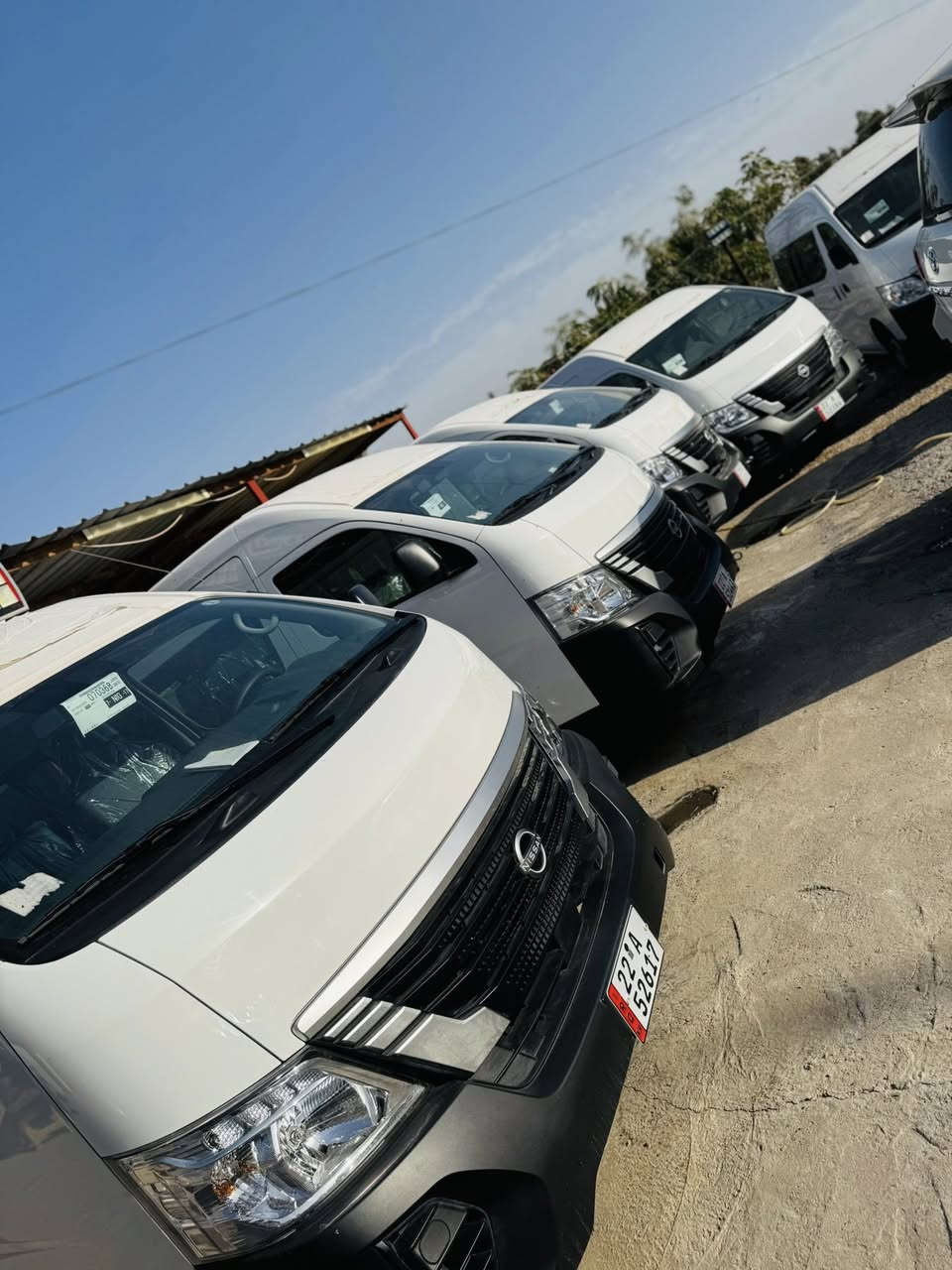 شركة مرتضى عناد محمد للسيارات
يتوفر لدينا 
تويوتا هايس 2026زيرو مرقم شمالي 
تويوتا هايس 2025
نيسان 2026 كشن سياحي محرك كبير 
مرقم شمالي
عنوان كربلاء طويريج
لاستفسار 
***********
