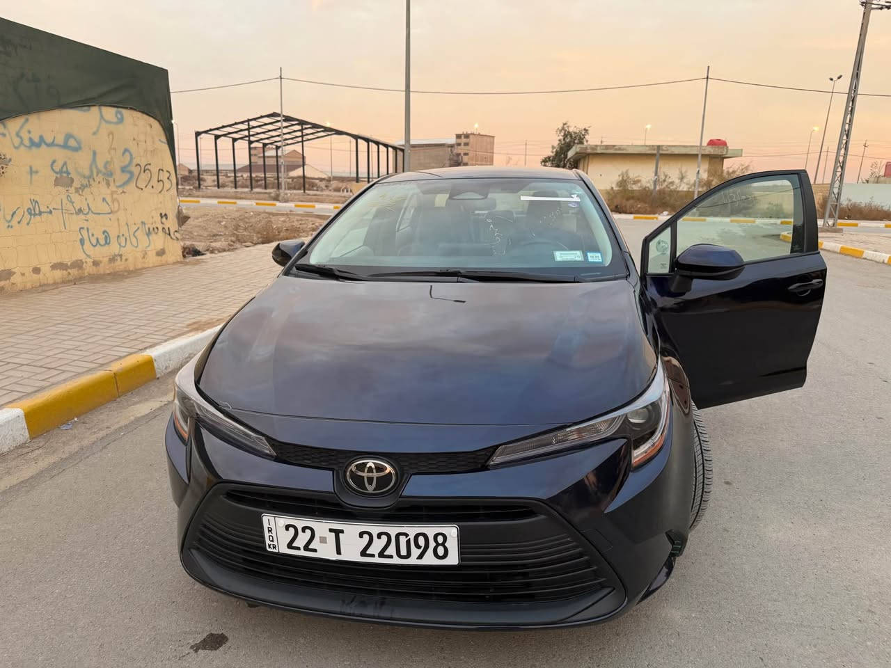 ماشاء الله …. كورلا ٢٠٢٤ ضرر جدا بسيط بدون دواخل بدون ايرباك جاملغ  مصبوغ الأيسر  الإمام فقط مواصفات Le رقم أربيل ماشية ٧ ألف فقط اشبه بالزيرو 
للتواصل واتساب *********** رايدها ١٥٩ تريد وكاله عامه أو تحويل بغداد, العراق
