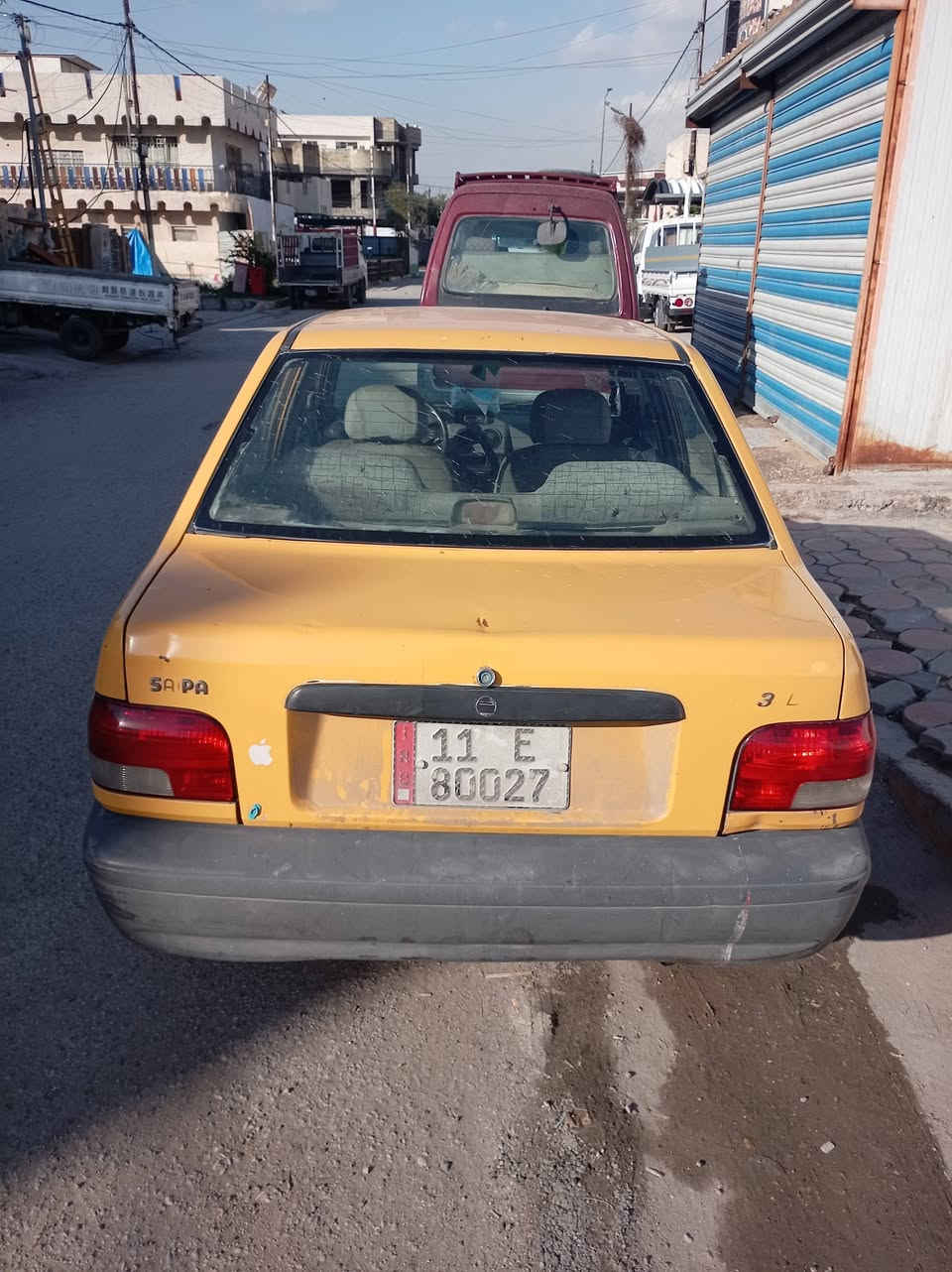 سايبه للبيع بغداد الكماليه شارع جامع كير مكينه بل نايلون ***********
