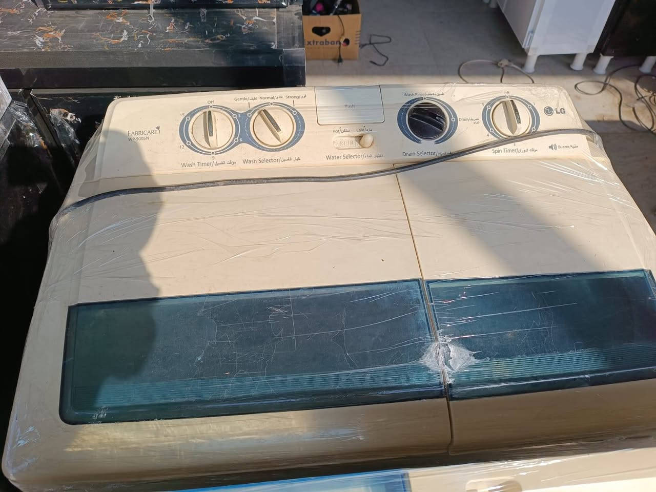 سلام عليكم تم وصول غسالات مستعمل نظيف فول نظافه والسعر مناسب المكان المحيط مجاور مشويات درع لمعرفة السعر الاتصال على الرقم ***********
