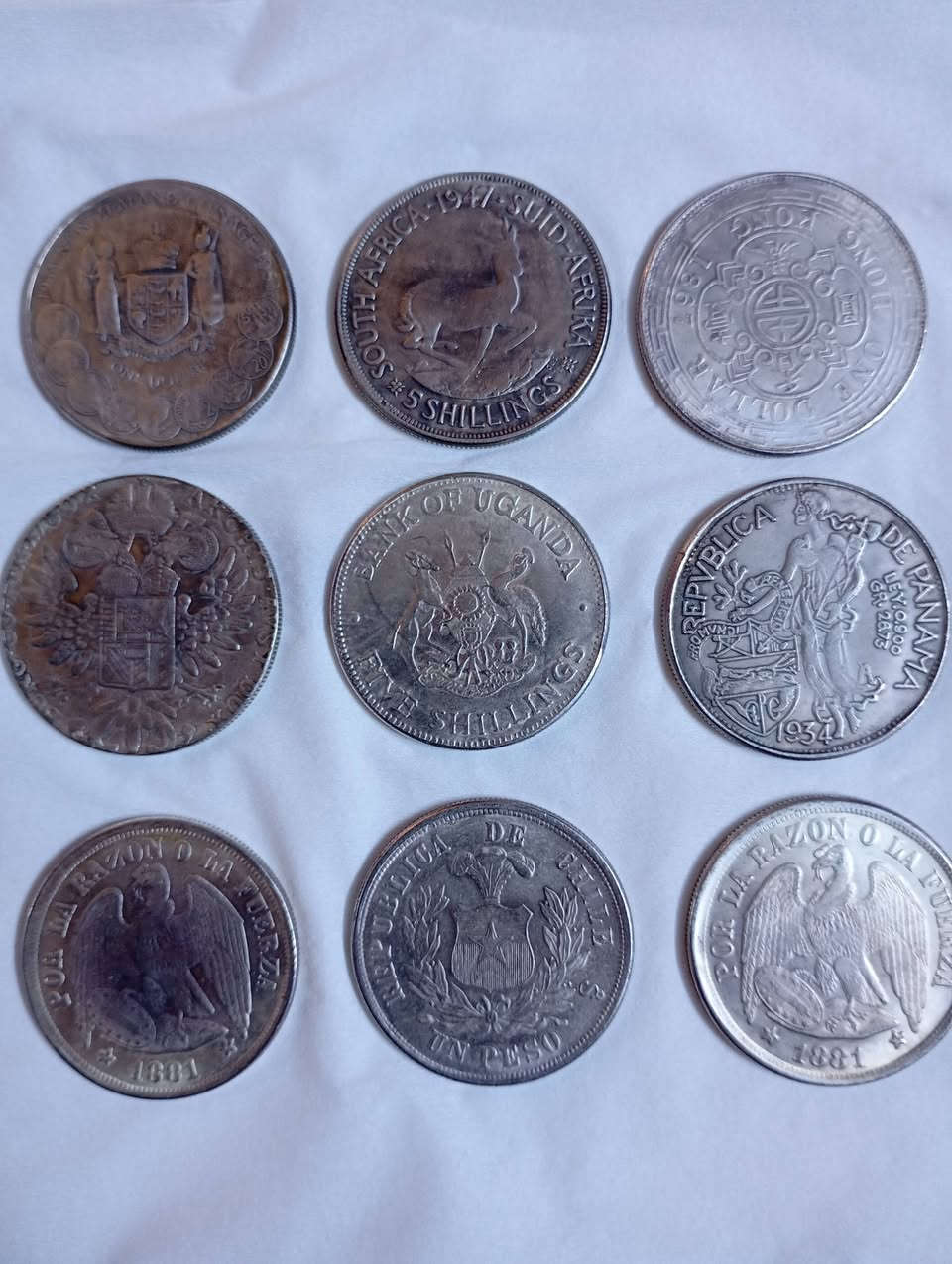 عملات أوربي كله مؤرخ قديم وانتيك ابيعهن شلع 9 قطع
50 مع التوصيل


**إذا كنت صاحب هذا الإعلان وتريد حذفه لأي سبب، رجاءا أرسل رسالة إلى الدعم الفني**