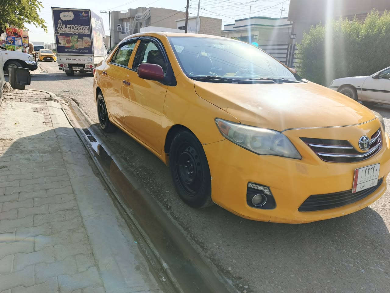 للبيع كورلا موديل 2013 بيه قطعتين رقم ديالى مشروع وطني شرط تحويل بطاقه بانزين بيه  نقابه صفر تخم تايرات جديد كير محرك شرط سقف سلايت سعر 125اي استفسار *********** اني مكلف بل نشر خابر على رقم
