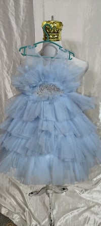 فستان بناتي • مقاس سنتين • توصيل