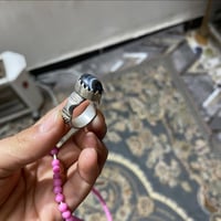 جزع يماني • اسود • سباغه ثقيله