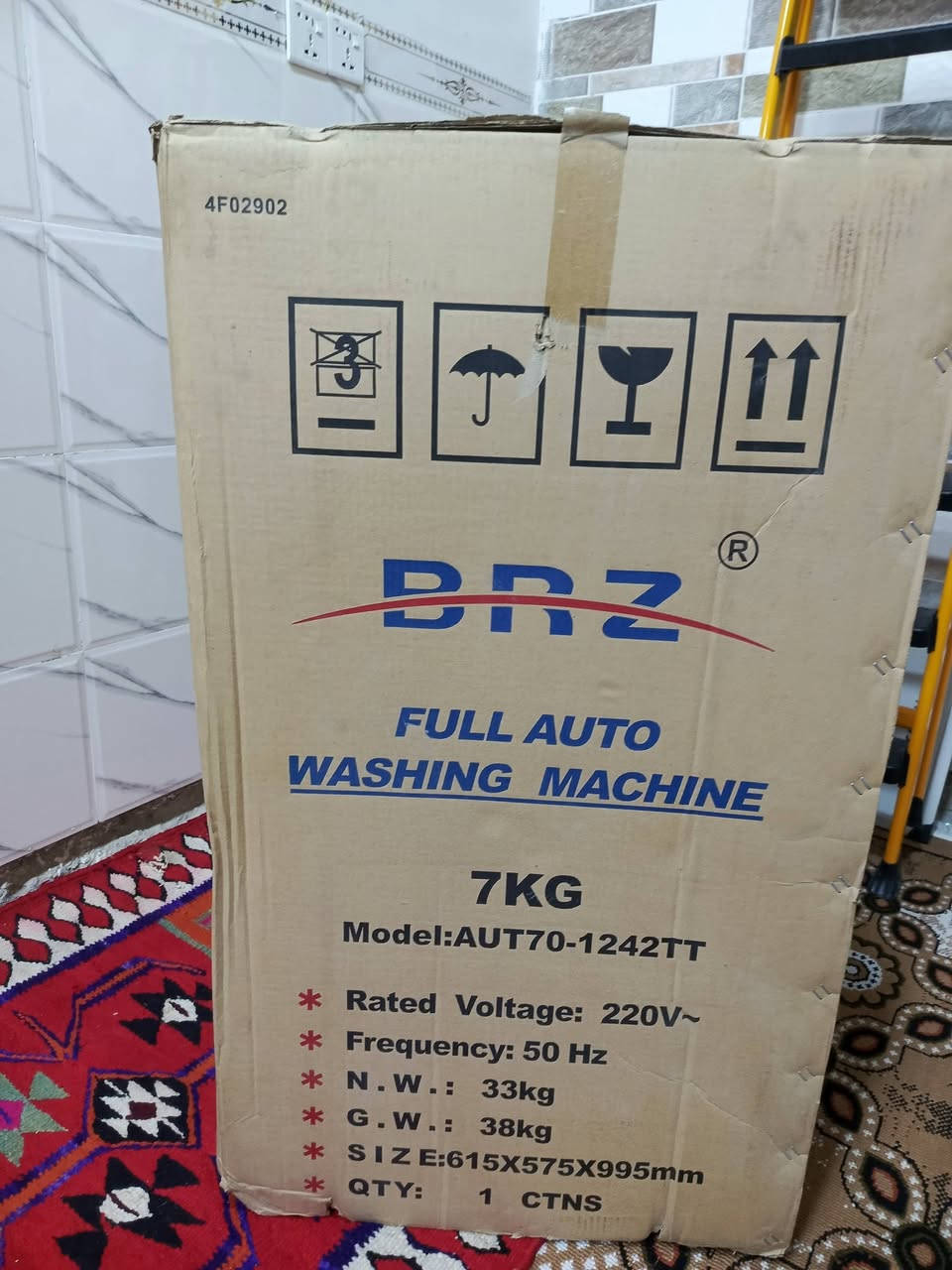 السلام عليكم غسالة فول اوتوماتيك جديد كارتون اوربي ضمان السعر 235/ ***********قريب بسماية
