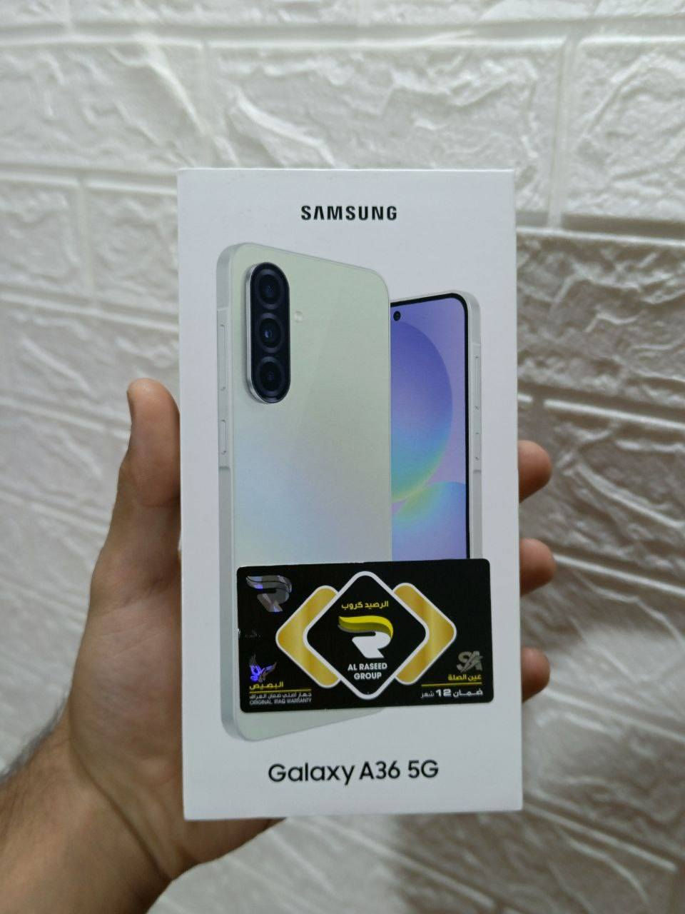 اخوان البيع جهاز سامسونج A36 G5مستعمل 4ايام
ضمان سنه موجود وصل مكتوب كل التفاصيل 
الجهاز بعده بالكارتون زلغ ما بي 
الكامره 50 ميجابكسل رئيسية (Wide) مع تثبيت بصري OIS وفتحة f/1.8
ذاكره 256  معالج قوي 
السعر 340الف وبي مجال 
الرقم ***********
العنوان البصره الحيانيه 
موجود توصيل جميع محافظات العراق
