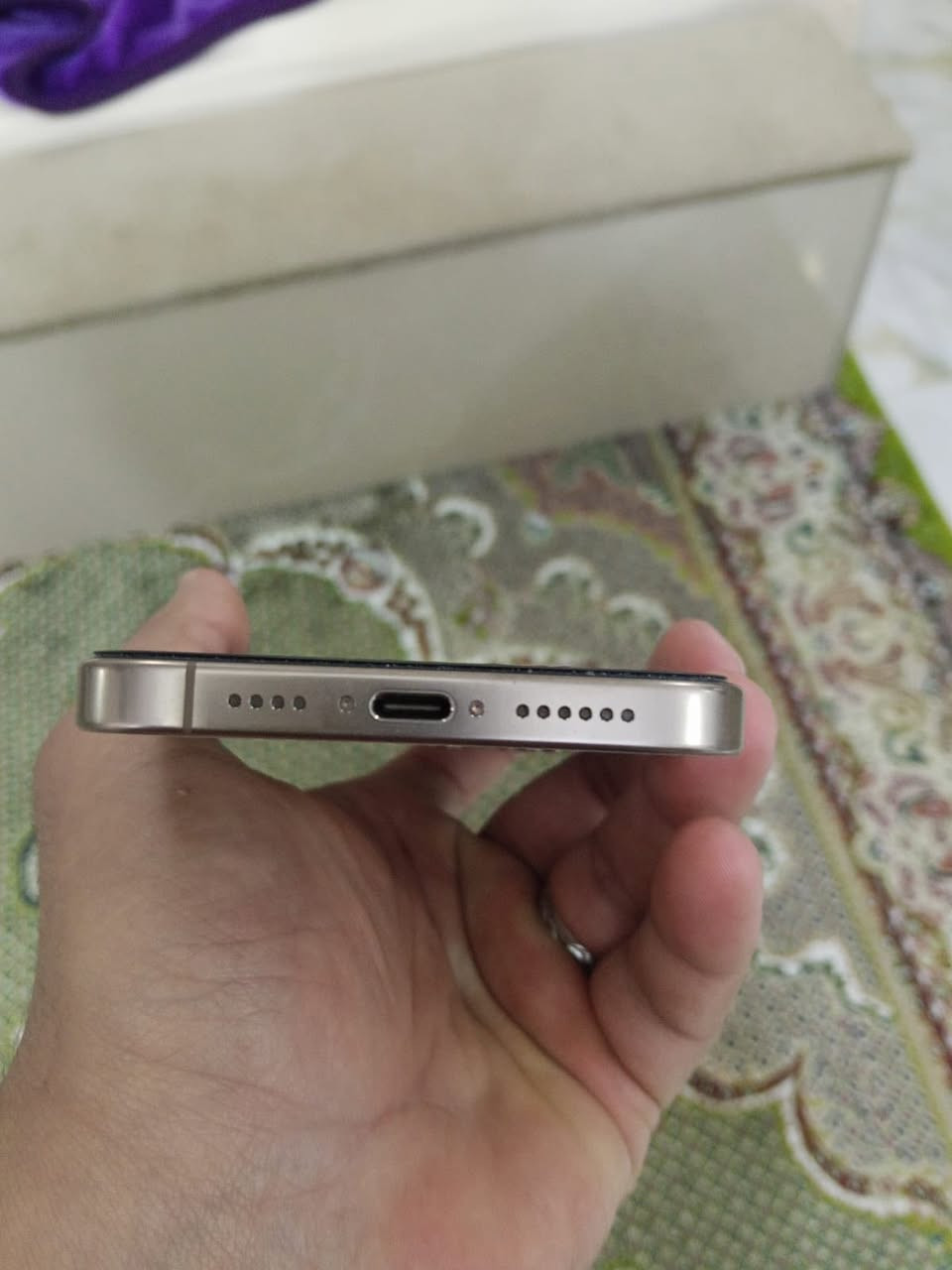 السلام عليكم شباب جهاز 16 pro max للبيع نضافة ١٠٠ بطارية ٩٦ بعدة داخل الضمان عربي شرق اوسط AEA سعرة 1500 وبي مجال رجائا الميعجبة السعر لايتفلسف براسي محتاج وريد ابيعة و الاسعار صاعدة شوفو السوك 
مكاني بغداد مدينه الصدر ***********
