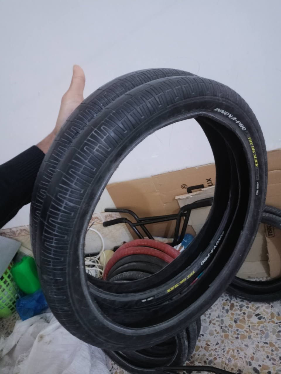 اغراض للبيع كلهن انضاف واصلي توصيل جميع المحافضات✅
جسد فلاي مصبوغ اسود ب50
تايرات حمر جدد ب50
تايرات الاينوفا جدد 75
تايرات سالت جدد 75
تايرات كولت فانز 50
ذراعات(عكوس) هارو كاملات مجمع وقرص سالت حديثات 100
سرج ساندي بعده بالجيس 45
ستيرنات ثنين فت بايك حجم 10 عاليات الواحد 50 
رگبه فلاي تربل 30
زوج وياله فت بايك ب150 
ماشه وذبيبل لون رصاصي متغير ب50
ماشه فت بايك نيكل 75
كفات ايكلات تك منهن بي رخاوه قليله مايأثر سعرهن 25
كفات كولت 50
اي شغله تريدها اخذلها سكرين وراسلني خاص


**إذا كنت صاحب هذا الإعلان وتريد حذفه لأي سبب، رجاءا أرسل رسالة إلى الدعم الفني**