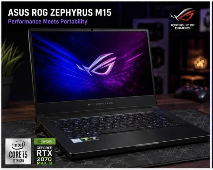 Asus ROG Zephyrus M15

Core i7 10750H
Nvidia RTX 2070 8GB 🔥
16GB DDR4
512GB SSD M.2
15.6, FHD, 240HZ✅, ips

بدون ملاحظات 
شبه جديد
ب935 الف وبي مجال
مكاني الموصل
***********
