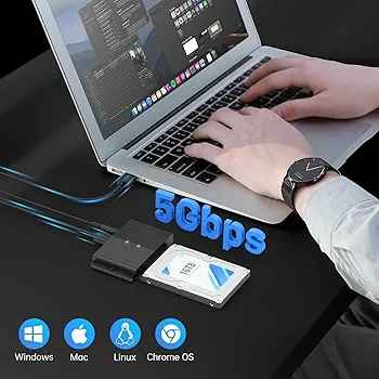 محول FIDECO PL319 من USB 3.0 إلى SATA و IDE، ويستخدم لتوصيل الأقراص الصلبة الخارجية بجهاز الكمبيوتر. 
توافق الأقراص: يدعم أقراص SATA و IDE بحجم 2.5 بوصة و 3.5 بوصة.
سرعة النقل: يوفر سرعة نقل بيانات عالية تصل إلى 5 جيجابت في الثانية عبر منفذ USB 3.0.
التشغيل: يتميز بكونه لا يحتاج إلى تعريفات (Driver-free) وسهل الاستخدام.
FIDECO: فيديكو
Model. PL319: طراز PL319
USB 3.0 to SATA & IDE Cable: كابل يو اس بي 3.0 إلى ساتا وآي دي إي
Compatible with 2.5" /3.5" SATA & IDE HDD SSD: متوافق مع أقراص اتش دي دي واس اس دي ساتا وآي دي إي بحجم 2.5 بوصة / 3.5 بوصة
Super Speed+ Up to 5Gbps: سرعة فائقة تصل إلى 5 جيجابت في الثانية
Driver-free: لا يحتاج إلى تعريف
Easy to Operate: سهل التشغيل بغداد, العراق


**إذا كنت صاحب هذا الإعلان وتريد حذفه لأي سبب، رجاءا أرسل رسالة إلى الدعم الفني**