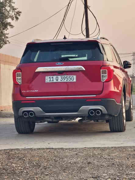 السلام عليكم
فورد اكسبلورر بلاتنيوم 2022 اعلى مواصفات ❤️‍🔥
محرك 6 سلندر 3000 توين تيربو 400 حصان 🔥
دفع خلفي 
مودات القيادة 🥶 6 (السحب والسبورت والعادي والاقتصادي والطرق الوعرة و مال ثلج زلق)🛫
قيادة ذاتية و أوامر صوتية ومانعة🗣️ الاصطدام ابريك تلقائي 
امامي وخلفي والركن التلقائي 
كامرة 360 وحساسات امامية خلفية وجانبية 📸
شاشة تسلا  شاشات عدد 3 تحكم بالتبريد خلفي 3 قطع تبريد 
بانوراما 
ورادار واشارات بالمري 
شحن لاسلكي و كار بلي 
كير ماوس 
مقاعد 6 راكب منفصلة VIP
كشنات 💺امامي  تدفئة و  تبريد و مساج 
كشنات خلفية تدفئة وكشنات خلفية كهرباء.
فيها نظام باسورد🔐 تفتح وتقفل السيارة على الرمز في باب السائق  سايد بريك بصمة 
بصمة جميع الأبواب
تايرات جديدة ،فرممة جديدة، لايتات اصلية جديدة شاديلها زينون ، ادامة على السيارة كاملة بدون نقص.(كل غراضها أصلية )
💵السعر 43 مليون عراقي 
📣بيها تبديل جاملغ ودعامية نفس اللون بدون صبغ فقط
الموقع بغداد  .
رقم شاصي:1FM5K7HC4NGA21872
للأستفسار:***********
***********#
