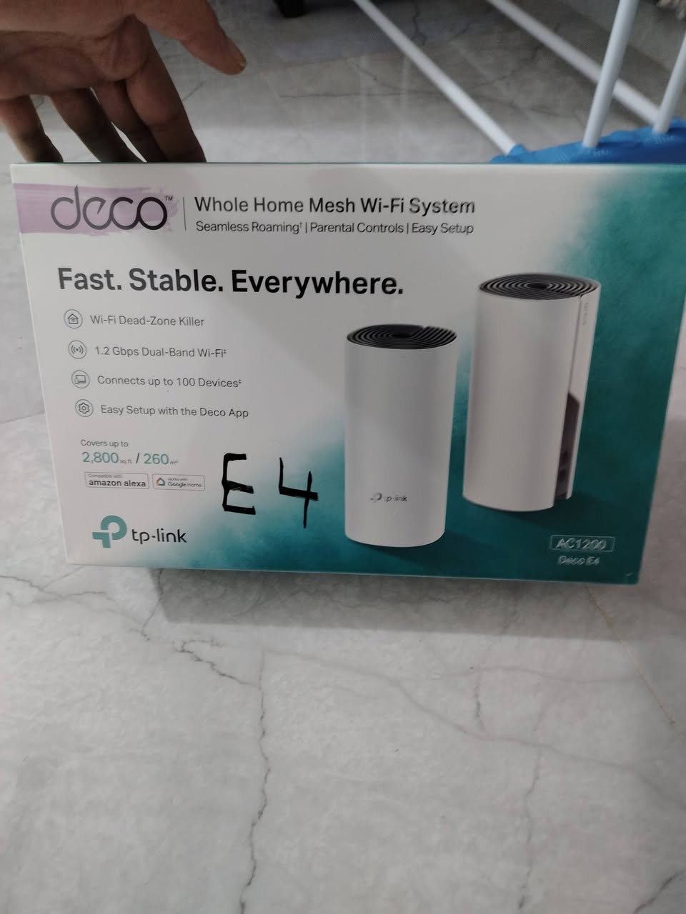 للبيع مستخدم صارلة شهر 
كارتونات موجودة + غراضهآ
راوتر ديكو E4 و راوتر تبلنك c20 و واير لان 20متر مستخدم كلهن سعرهآ  (100) وبي مجال 
واني من بغداد منطقة ثعالبة


**إذا كنت صاحب هذا الإعلان وتريد حذفه لأي سبب، رجاءا أرسل رسالة إلى الدعم الفني**