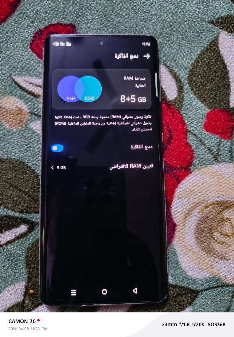 انفنكس نوت 40 برو فايف جي

  linfix not 40 pro 5G

ذاكره 256 رام 16

 بصمه اصبع بل شاشه    شاشه منحنيه 120 فريم

 بطاريه 5000  شحن سريع  بدون ملحقات فقط كفر

 سعره 150 وبي مجال للشراي مكاني بعقوبه استفسار اتصل ***********

 او مراوس ويا تكنو كامون 30
