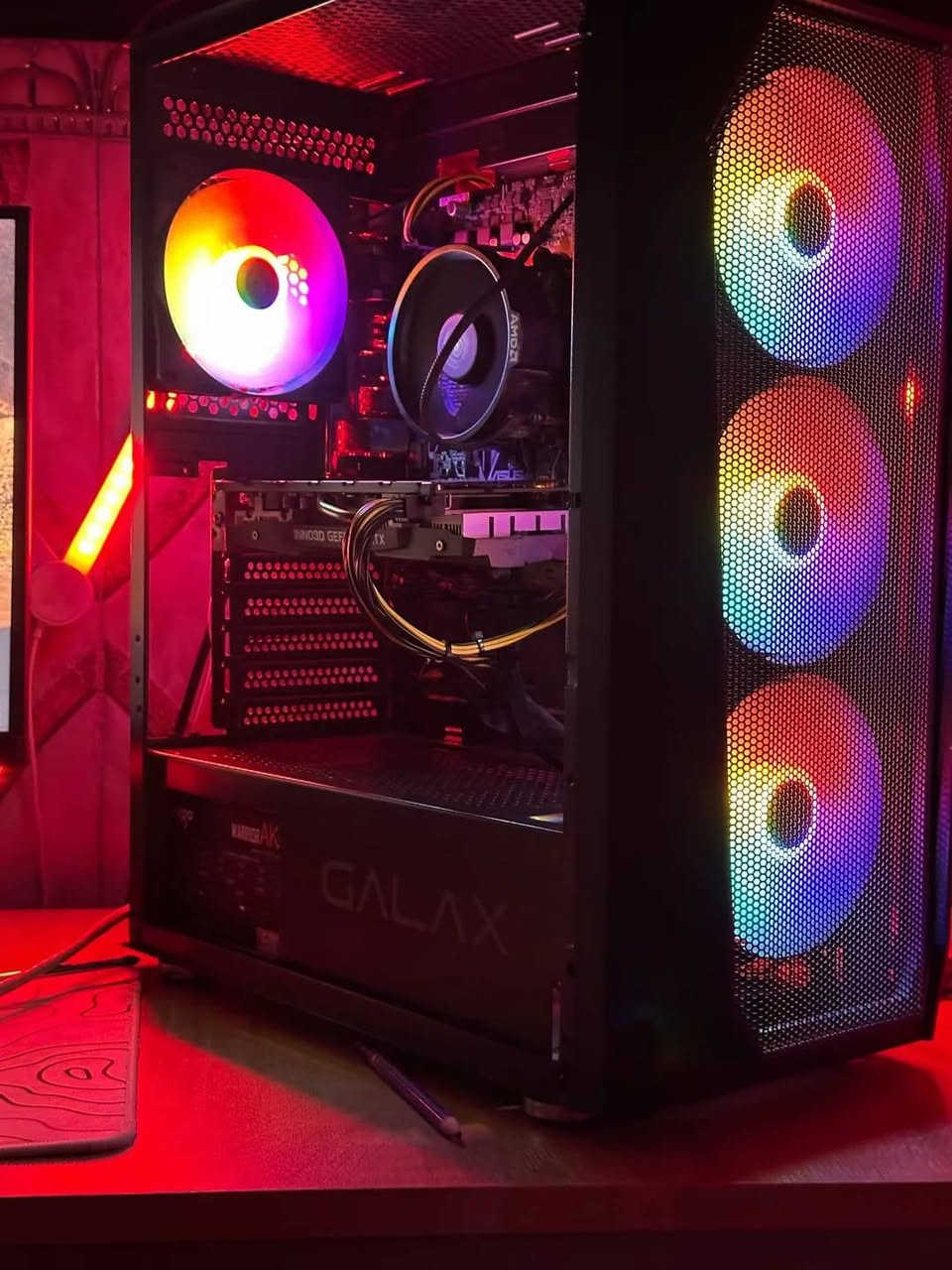 السلام عليكم تجميعة وشاشة للبيع المواصفات :
Rtx 2060 
DDR4 16 كورسيل
RYZEN 5 3600
M. 2 512
HHD 500 
المذر بورد من اسوسA320
Power supply 500
الكيس من Galaxy
شاشة hp 
75hz
24 inch
1080p
السعر 700 فقط كيس وبيه مجال
السعر مع الشاشة 780 
مكان بغداد مدينة الصدر 
توصيل متوفر


**إذا كنت صاحب هذا الإعلان وتريد حذفه لأي سبب، رجاءا أرسل رسالة إلى الدعم الفني**