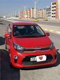 كيا بيكانتو 2020 خليجي السياره كلش جديده رقم بغداد  السعر120      0774...