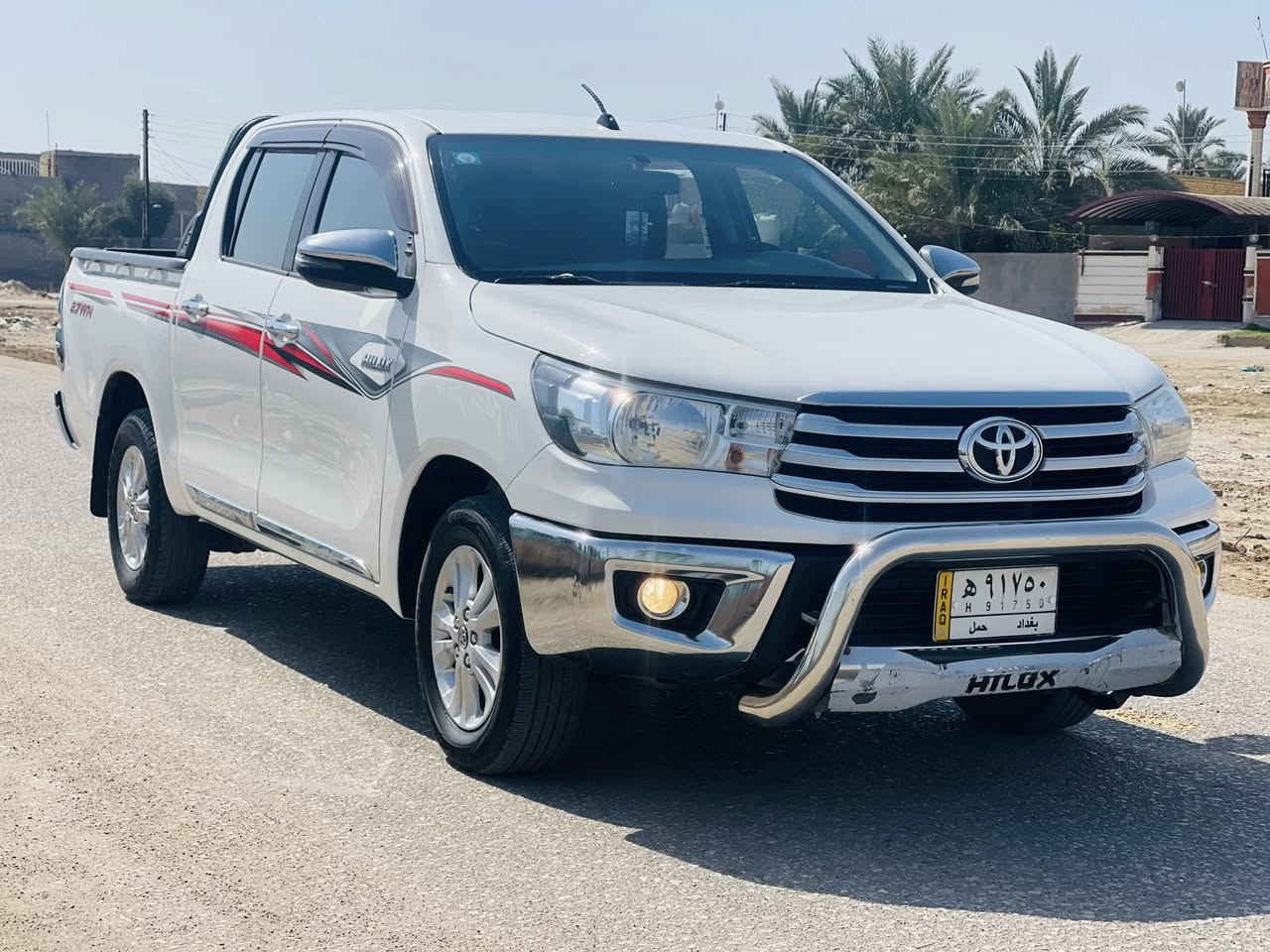 بيكم هايلوكس شركه ساز. SAS
موديل 2018. 
رقم بغداد. بسمي 
سياره جديده وجاهزه 
ماشيه. ١٢٩ اصل. 
تخم تاير 
حداديه تبريد. مكينه. كفاله 
قطعتين. تبريد. حساس خلفي.  
شاش
سياره جديد وأحلى من صوره.  بيه بارد. بالباب خلف الساىق 
وجاملغ. خلفي.   
مكان سياره بابل الشوملي. 
السعر. 230 $ 
الاستفسار. 
***********
