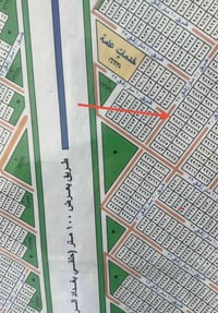 قطعة ارض للبيع طابو صرف مساحة 100م  5*20  رقم القطعة 9881 مقاطعة 3/10 ...