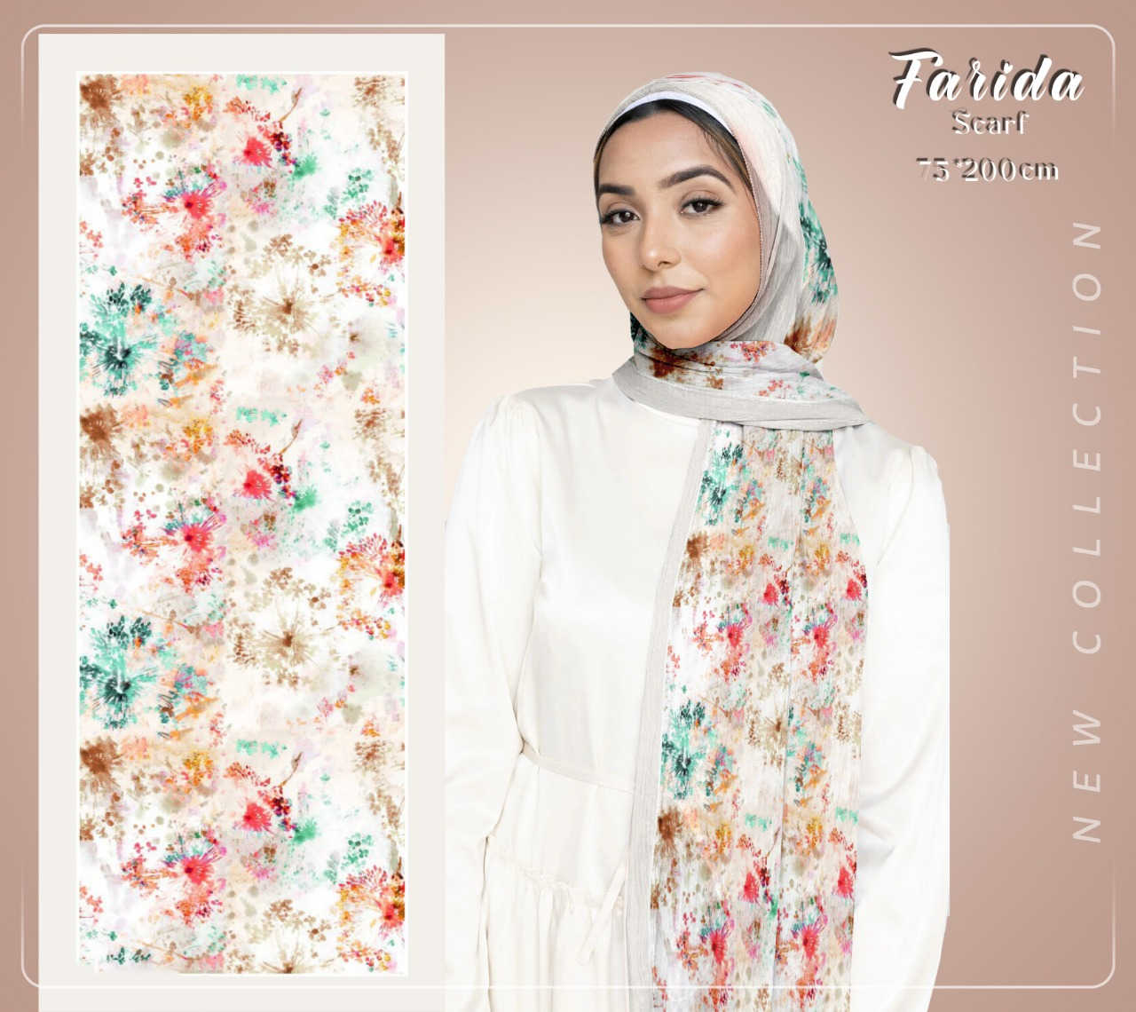 "جمالك يبدأ من التفاصيل. 🌸
Farida Scarf.. خامات ناعمة، ألوان تخطف العين، وتصاميم تكمل طلتك."


**إذا كنت صاحب هذا الإعلان وتريد حذفه لأي سبب، رجاءا أرسل رسالة إلى الدعم الفني**