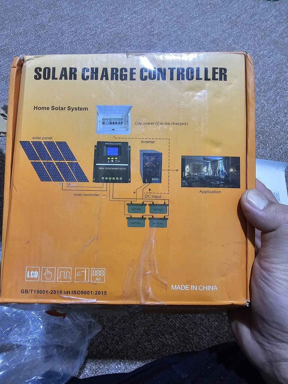 منظّم شحن للطاقة الشمسية – Solar Charge Controller 100A
حل مثالي لتنظيم شحن البطاريات في أنظمة الطاقة الشمسية المنزلية.
🔋 المواصفات:
يدعم أنظمة: 12V / 24V / 36V / 48V (تلقائي)
قدرة تحمّل تصل إلى 100 أمبير
شاشة LCD لعرض حالة الشحن والبطارية
تحكم سهل عبر أزرار أمامية
مناسب لأنظمة الطاقة الشمسية المنزلية
🛡 مزايا الحماية:
حماية من الشحن الزائد
حماية من التفريغ الزائد
حماية من قصر الدائرة
إدارة ذكية لشحن البطارية
☀️ طريقة العمل: الألواح الشمسية → منظم الشحن → البطارية → الإنفرتر → تشغيل الأجهزة المنزلية
🏠 الاستخدامات:
أنظمة الطاقة الشمسية المنزلية
إنارة الحدائق والمزارع
تشغيل الأجهزة الصغيرة عبر الطاقة الشمسية
السعر 45 الف. متوفر توصيل لكافة المحافظات 
📦 الحالة: جديد


**إذا كنت صاحب هذا الإعلان وتريد حذفه لأي سبب، رجاءا أرسل رسالة إلى الدعم الفني**