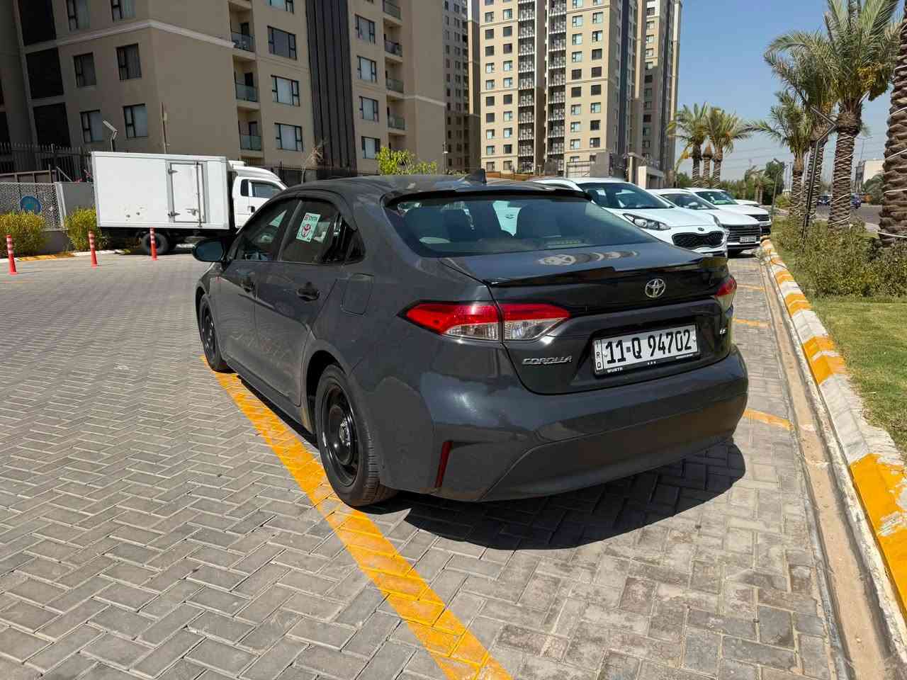 تويوتا كورلا 
موديل 2024 
وارد امريكي بدون حادث 
رقم بغداد باسمي شخصيا
مكانها بغداد العامرية 
السعر 158 وبيها مجال 
للاتصال ***********
