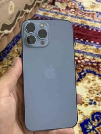 ايفون 13 برو ماكس  ذاكره 128   بطاريه 72  تك سم    شرط مايعبر هواء الج...