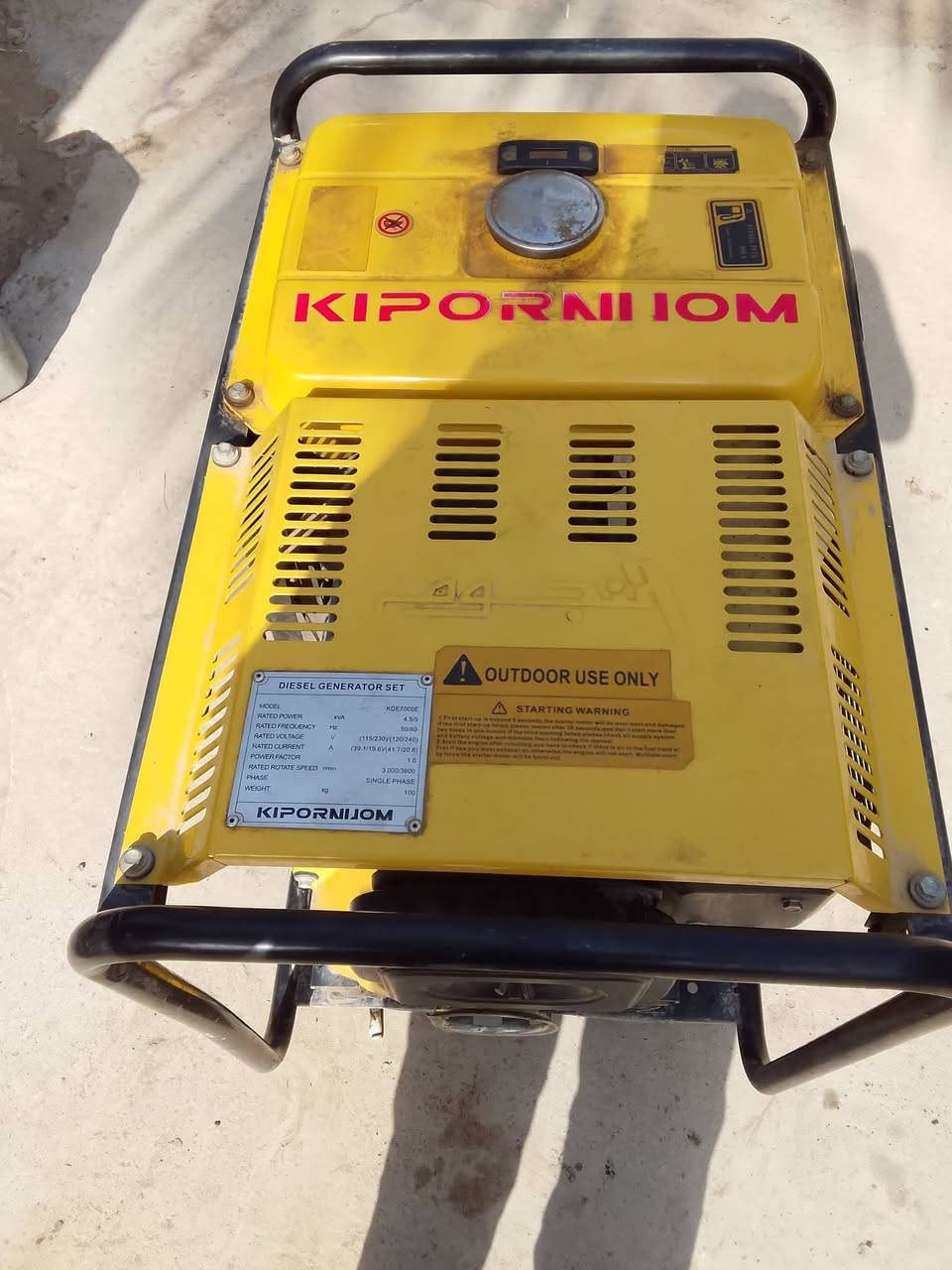 السلام عليكم مولد تاج النجوم مولد على وضع الشركه الملف مبدل بس فحمات على وضع الشركه المحرك على وضع الشركه تبريد هواء نقره سيلف بكره الاستفسار الاتصال على الرقم عنواني بابل الكفل السعرر
***********
