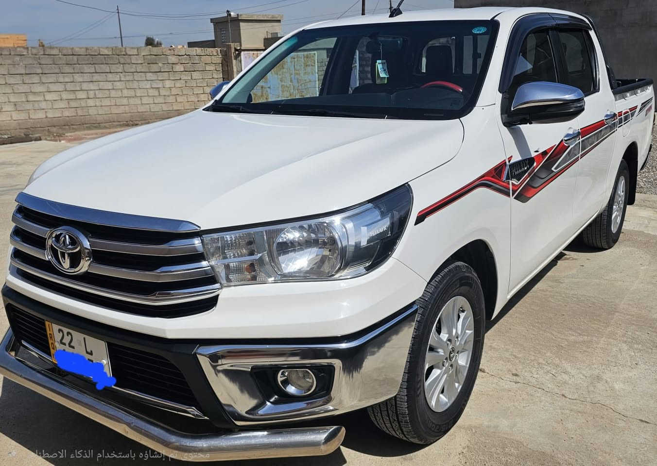 السلام عليكم
عذاري هايلوكس 2019 فول 
محرك شرط لا صرف ولا نفخ مامفتوح 
ماشيه 177
شرط التحويل 
تبريد قطعتين 
شرط بدون صبغ
السياره حيل جديده وجاهزه ماناقصها شي✅  
 
                     ((ملاحظه)) 
 اعتذر عن بيع الأقساط او المده لبيع فقط لبيع فقط 
لا تنطي اسعار بكيفك ذا ماتفيدك عبرهه واني الممنون 
مكان السياره صلاح الدين /الشرقاط / اجميله 
                                                    
    ***********
    ***********
