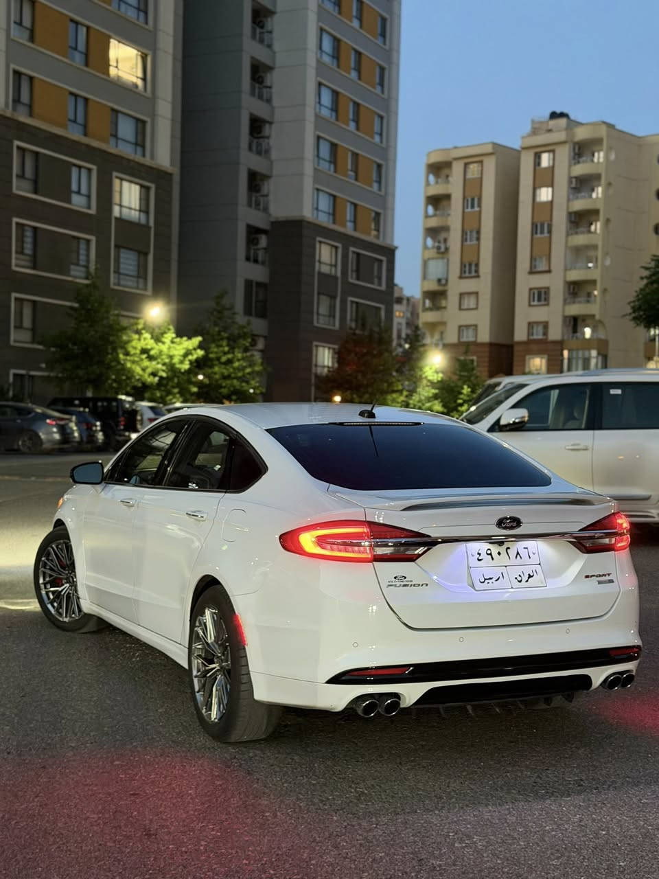Fusion sport V6 twin turbo 🚀🇺🇸
عشاق التميز قطعة نادرة من اصل ٥ سيارات بل عراق فقط فورد فيوجن سبورت ٢٠١٧  

الضرر قطعتين فقط بوند جاملغ جهة النفر بدون بواخل بشرط .. بدون ايرباك 

v6 twin turbo 2.7 مكينة

السيارة دينار مصرف مابيهة

دبلات كهربائية

بصمة وتشغيل عن بعد

كشنات حضن وكنتارة وجلد وخزن وكهرباء وتدفئة

السيارة مواصفاتهة المعروفة

تسارع من ١٠٠٠٠ اب ٤ ثواني فقط

واقتصادية متصرف بانزين

عليهة كزوز كامل

boomba blow off valve عطاس توربو من

 

السيارة مبرمجة تاخذ بانزين عادي ومحسن و سوبر

على السوبر٤٥٠ حصان على المحسن ٣٥٠ حصان و على العادي ٣٢٥ حصان

***********
مكانهة دهوك و السيارة ١ من ٥ قطع بل عراق
