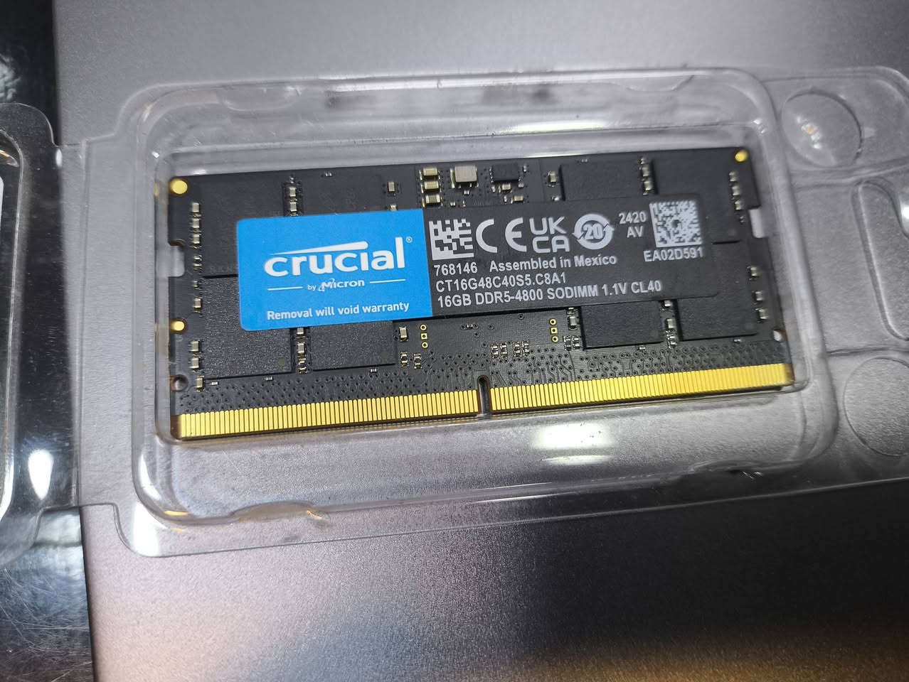 🔥 توفر رامات لابتوب DDR4 و DDR5
الأحجام 8 و 16 و 32
سرعات مختلفة وكفالة فحص
✔️ مناسب لكل اللابتوبات
✔️ زيادة سرعة وأداء الجهاز
✔️ كميات متوفرة
اللي يريد يطور جهازه أو يحتاج رام يراسلنا خاص 📩
والتركيب والفحص متوفر.


**إذا كنت صاحب هذا الإعلان وتريد حذفه لأي سبب، رجاءا أرسل رسالة إلى الدعم الفني**